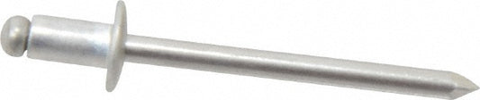 Marson M40245 Open End Blind Rivet Button Head, Aluminum Body, Aluminum Mandrel