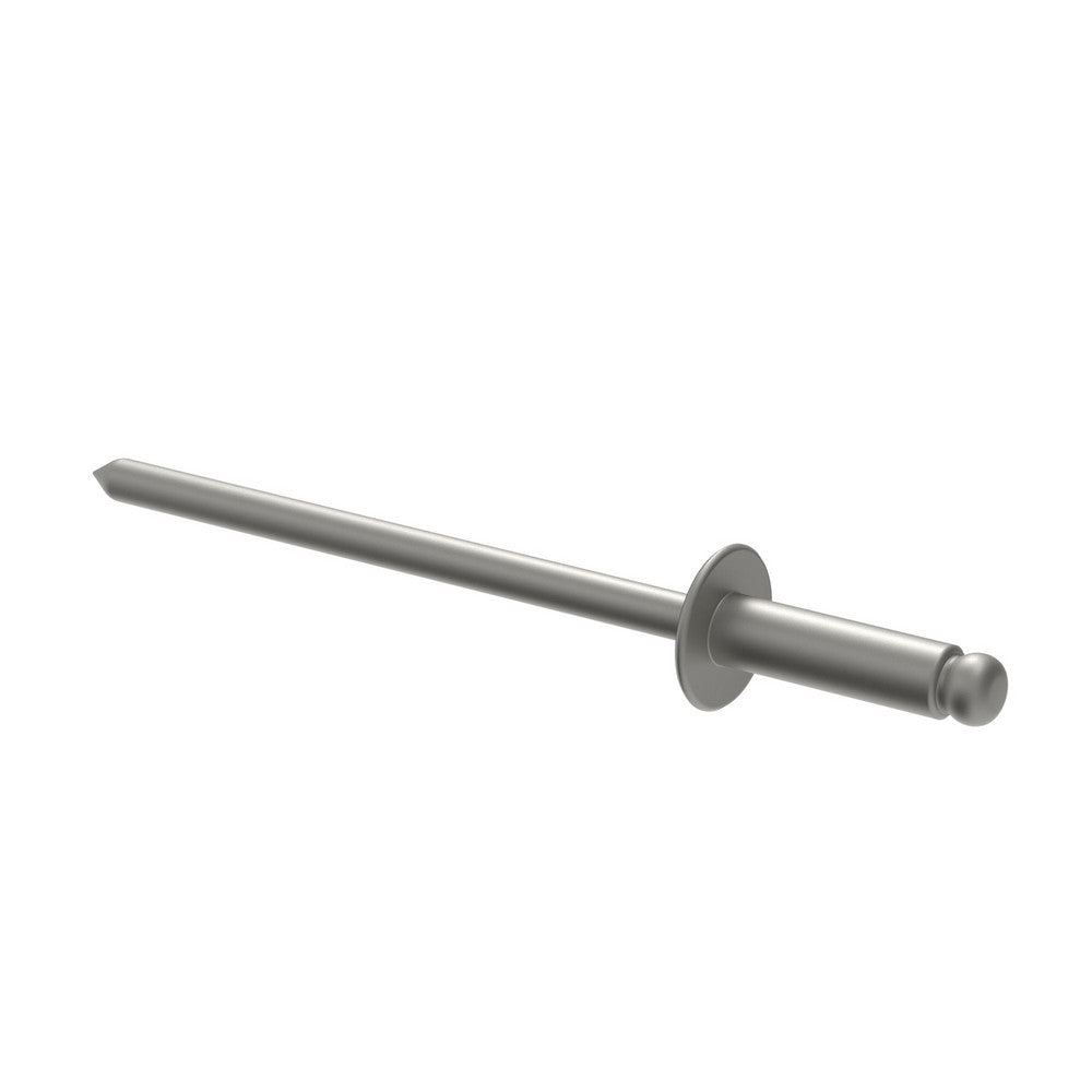 Marson M40249 Open End Blind Rivet Button Head, Aluminum Body, Aluminum Mandrel