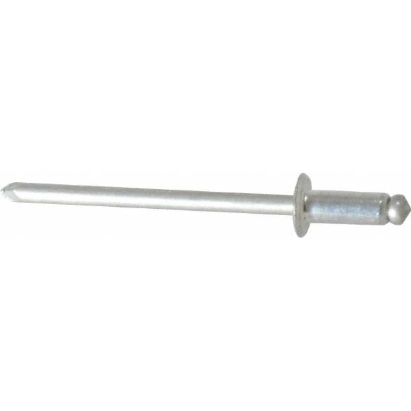 Marson M40415 Open End Blind Rivet Button Head, Stainless Steel Body, Stainless Steel Mandrel