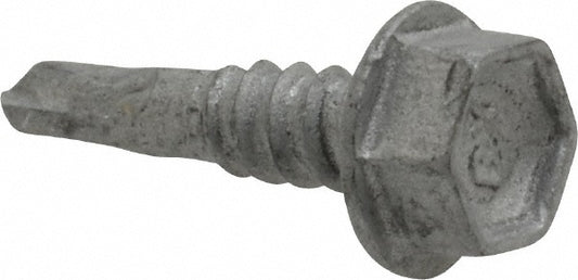 ITW Buildex 560010 #10, Hex Washer Head, Hex Drive, 3/4" Length Under Head, #1 Point, Self Drilling Screw