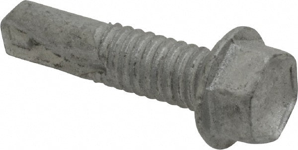 ITW Buildex 560042 #12, Hex Washer Head, Hex Drive, 7/8" Length Under Head, #4 Point, Self Drilling Screw