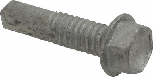 ITW Buildex 560042 #12, Hex Washer Head, Hex Drive, 7/8" Length Under Head, #4 Point, Self Drilling Screw