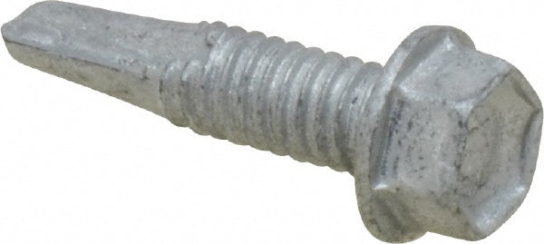 ITW Buildex 560043 #12, Hex Washer Head, Hex Drive, 7/8" Length Under Head, #4 Point, Self Drilling Screw