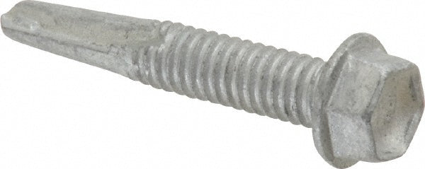 ITW Buildex 560044 #12, Hex Washer Head, Hex Drive, 1-1/4" Length Under Head, #4.5 Point, Self Drilling Screw