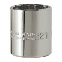 Proto J5221M Hand Socket 21 mm Socket, 12-Point