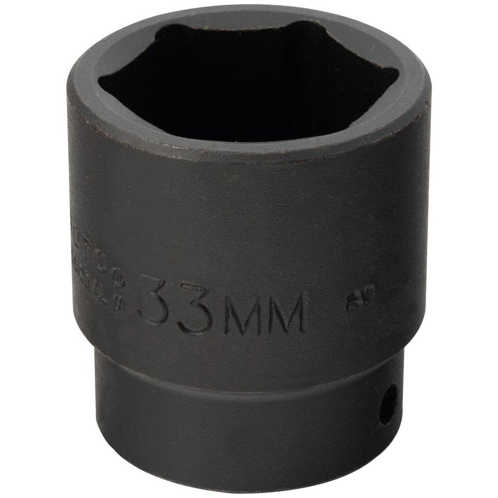 Proto J7433M Impact Socket 1/2" Drive, 33mm Socket, Hex Drive