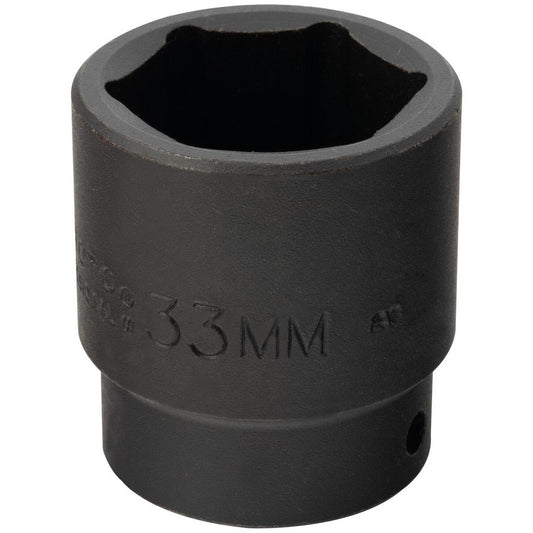 Proto J7433M Impact Socket 1/2" Drive, 33mm Socket, Hex Drive