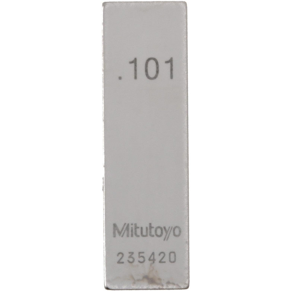 Mitutoyo 611141-541 Rectangle Steel Gage Block 0.101", Grade AS-1