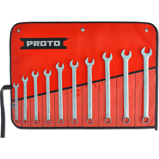 Proto J1200K-MASD Combination Wrench Set 10 Pc, Metric