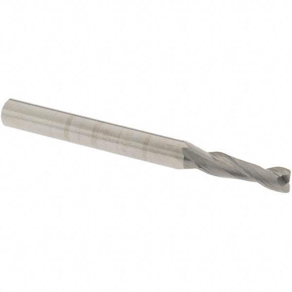 OSG 20220600 Corner Radius End Mill 5/32" Dia, 9/16" LOC, 0.0200" Radius, 2 Flute, Solid Carbide