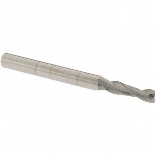OSG 20220600 Corner Radius End Mill 5/32" Dia, 9/16" LOC, 0.0200" Radius, 2 Flute, Solid Carbide
