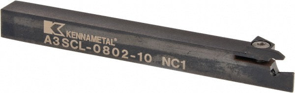 Kennametal 1806728 Indexable Cutoff Toolholder 0.3937" Max Depth of Cut, 0.79" Max Workpiece Dia, Left Hand