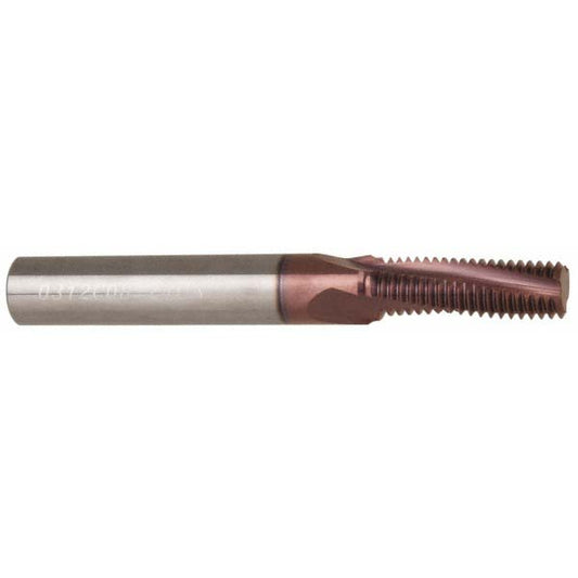 Carmex MT0312C0824UN Helical Flute Thread Mill 9/16-245/8-24, Internal, 3 Flute, 0.3125" Shank Dia, Solid Carbide