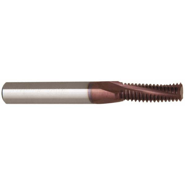 Carmex MT0312C0820UN Helical Flute Thread Mill 7/16-201/2-20, Internal, 3 Flute, 0.3125" Shank Dia, Solid Carbide