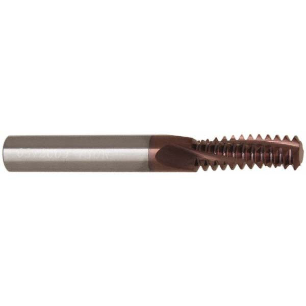 Carmex MT0312C0913UN Helical Flute Thread Mill 1/2-13, Internal, 3 Flute, 0.3125" Shank Dia, Solid Carbide