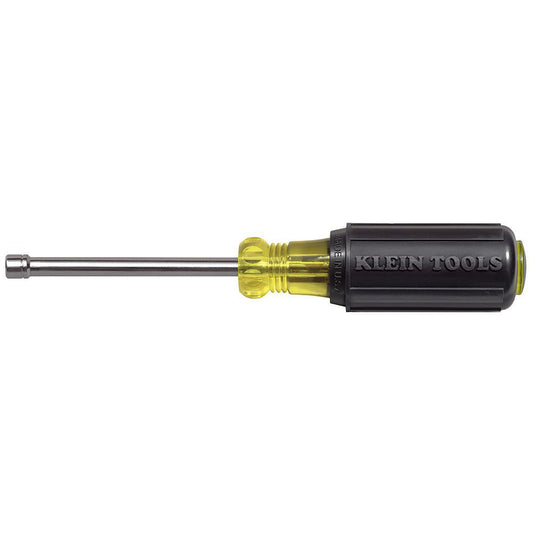 Klein Tools 630-4MM Electronic Nut Driver Hollow Shaft, Cushion Grip Handle, 6-3/4" OAL