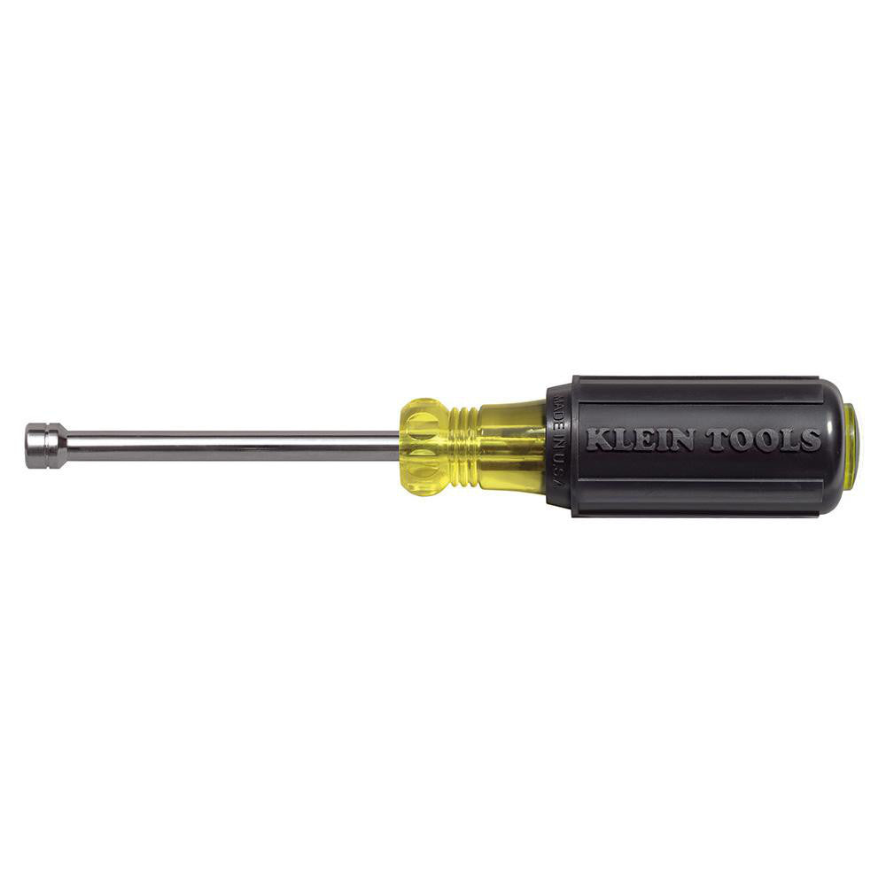 Klein Tools 630-5MM Electronic Nut Driver Hollow Shaft, Cushion Grip Handle, 6-3/4" OAL