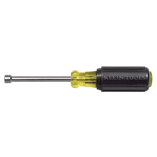 Klein Tools 630-5MM Electronic Nut Driver Hollow Shaft, Cushion Grip Handle, 6-3/4" OAL