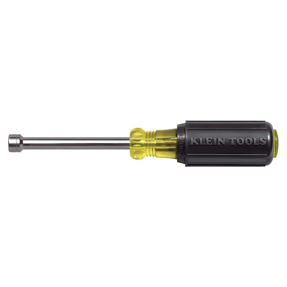 Klein Tools 630-6MM Electronic Nut Driver Hollow Shaft, Cushion Grip Handle, 6-3/4" OAL