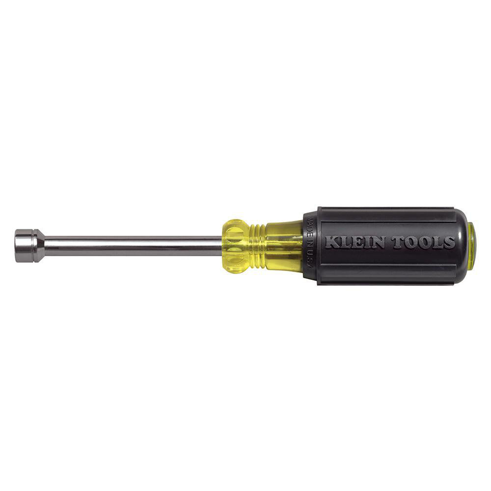 Klein Tools 630-8MM Electronic Nut Driver Hollow Shaft, Cushion Grip Handle, 6-3/4" OAL