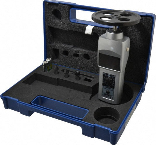 SHIMPO DT-107A-S12 Accurate up to 0.006 +/- 1% Digit (6 RPM Max) (10,000 to 25,000 RPM), 0.001 RPM Resolution, Contact Tachometer