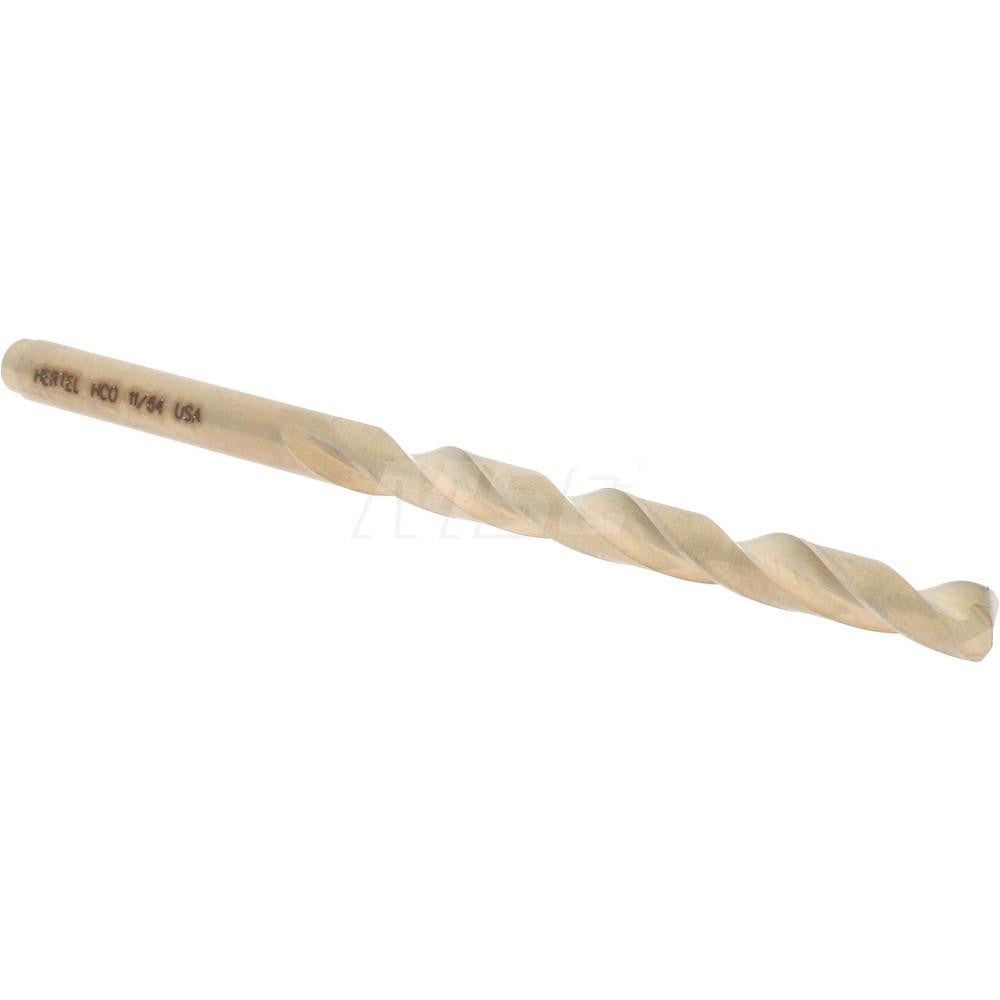 Hertel 04138269 Jobber Length Drill Bit 11/64" (0.1719) Dia, 135 deg, Cobalt