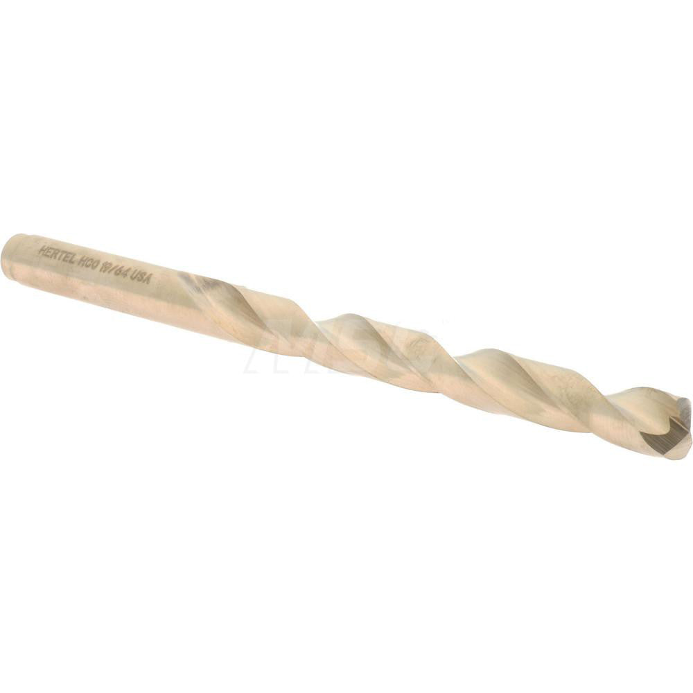 Hertel 04138343 Jobber Length Drill Bit 19/64" (0.2969) Dia, 135 deg, Cobalt