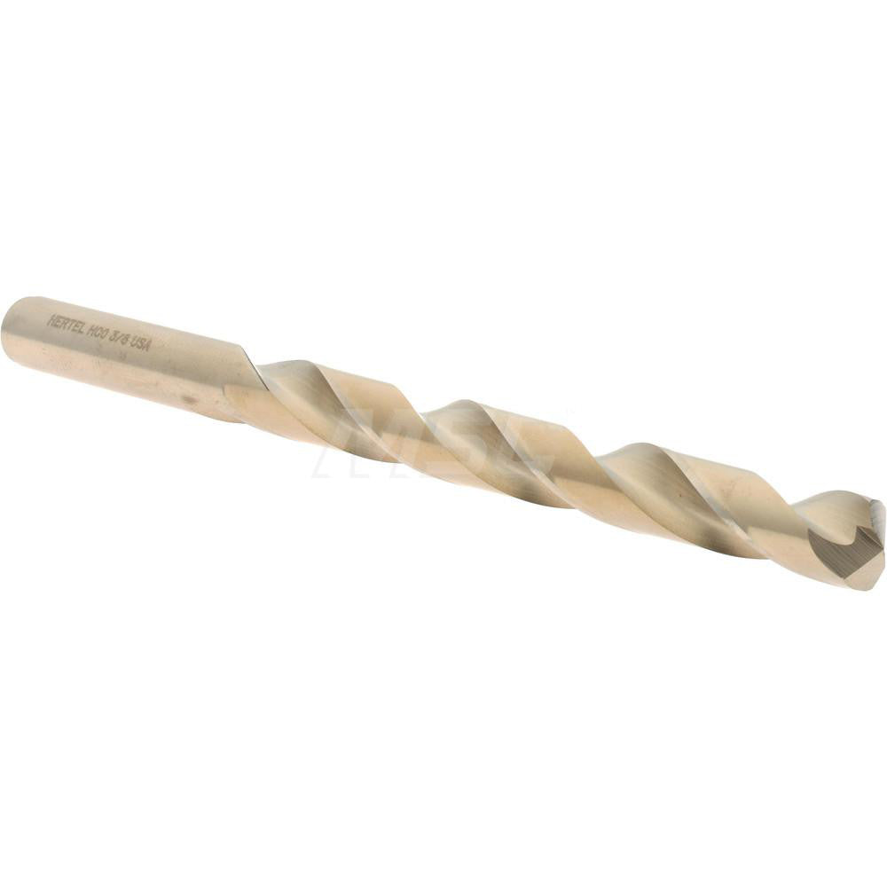 Hertel 04138392 Jobber Length Drill Bit 3/8" (0.3750) Dia, 135 deg, Cobalt