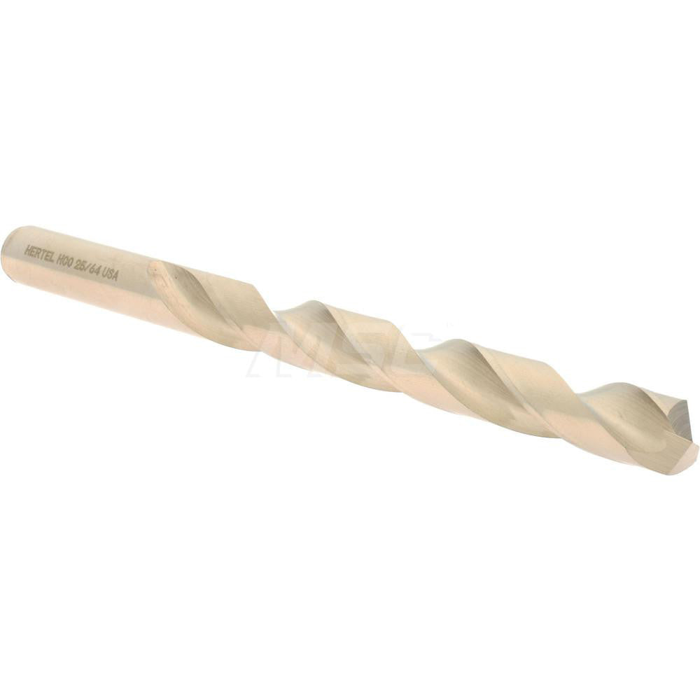 Hertel 04138400 Jobber Length Drill Bit 25/64" (0.3906) Dia, 135 deg, Cobalt