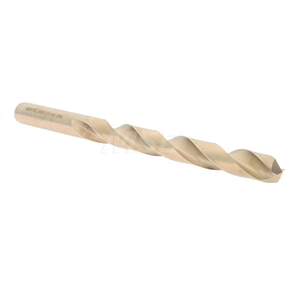 Hertel 04138426 Jobber Length Drill Bit 27/64" (0.4219) Dia, 135 deg, Cobalt