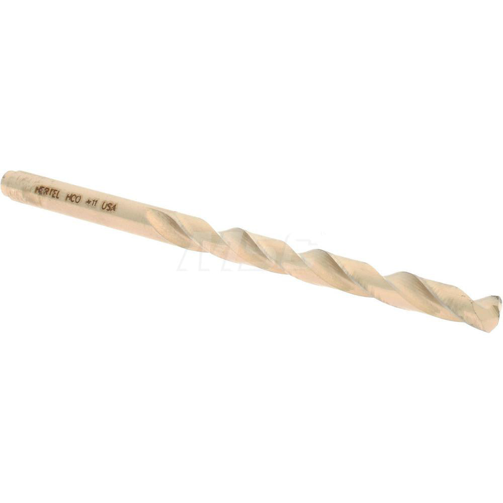 Hertel 04138582 Jobber Length Drill Bit #11 (0.1910) Dia, 135 deg, Cobalt