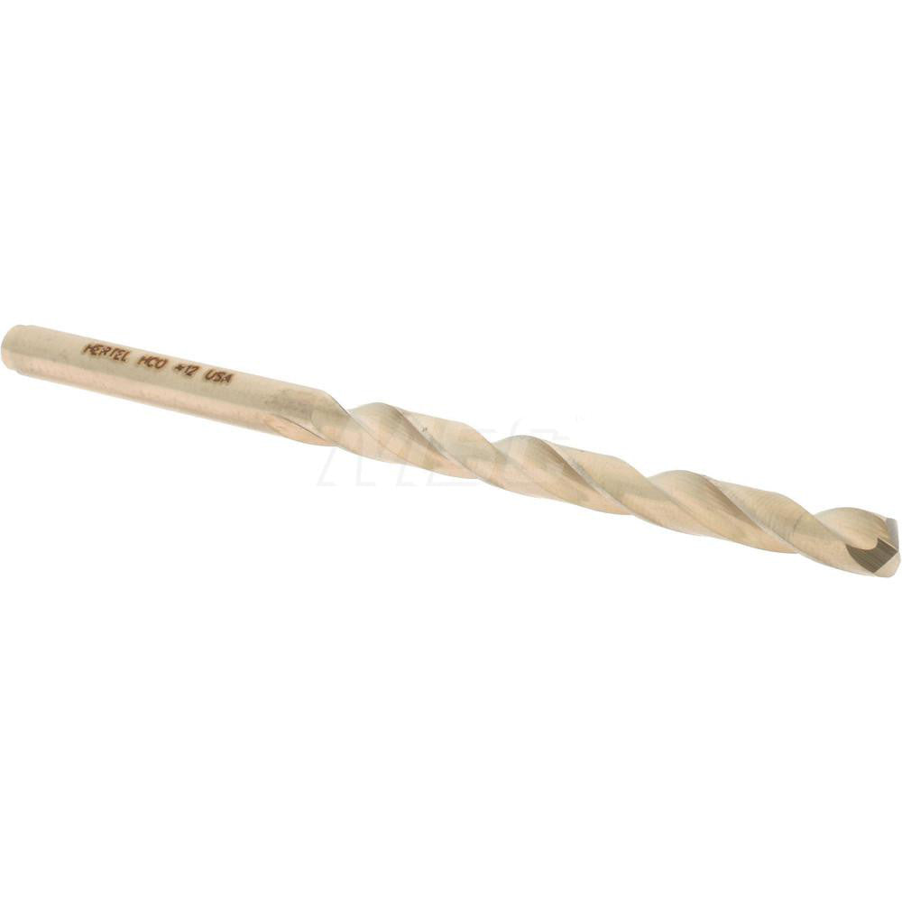Hertel 04138590 Jobber Length Drill Bit #12 (0.1890) Dia, 135 deg, Cobalt