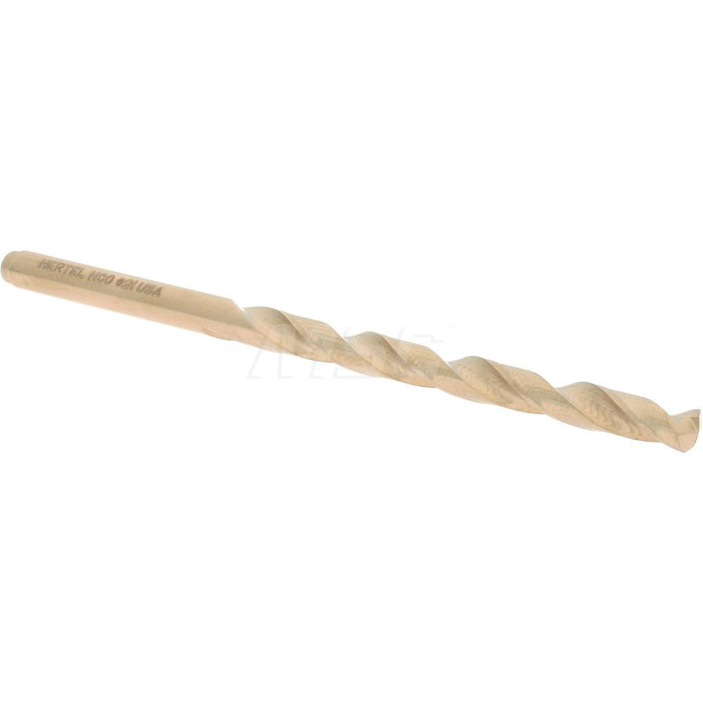 Hertel 04138681 Jobber Length Drill Bit #21 (0.1590) Dia, 135 deg, Cobalt