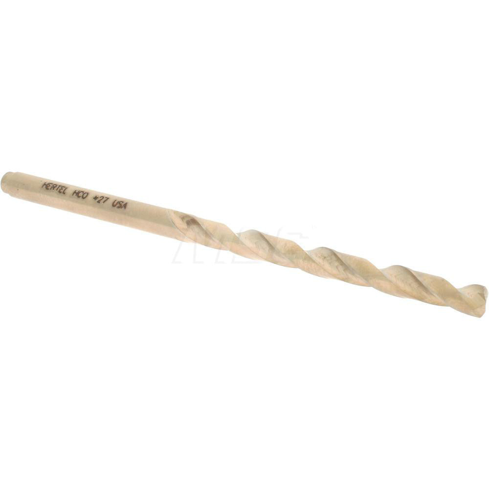 Hertel 04138749 Jobber Length Drill Bit #27 (0.1440) Dia, 135 deg, Cobalt