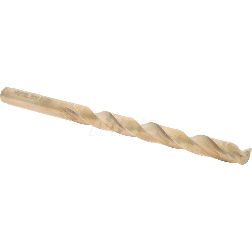 Hertel 04139317 Jobber Length Drill Bit Letter D (0.2460) Dia, 135 deg, Cobalt