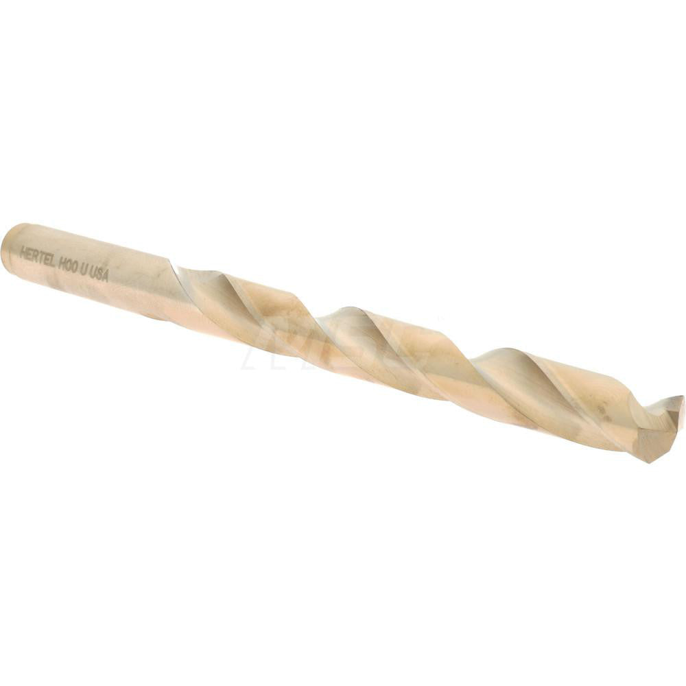 Hertel 04139481 Jobber Length Drill Bit Letter U (0.3680) Dia, 135 deg, Cobalt