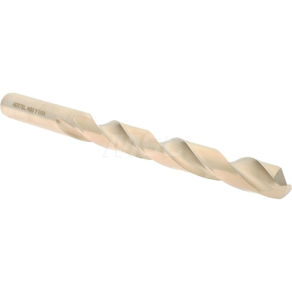 Hertel 04139523 Jobber Length Drill Bit Letter Y (0.4040) Dia, 135 deg, Cobalt