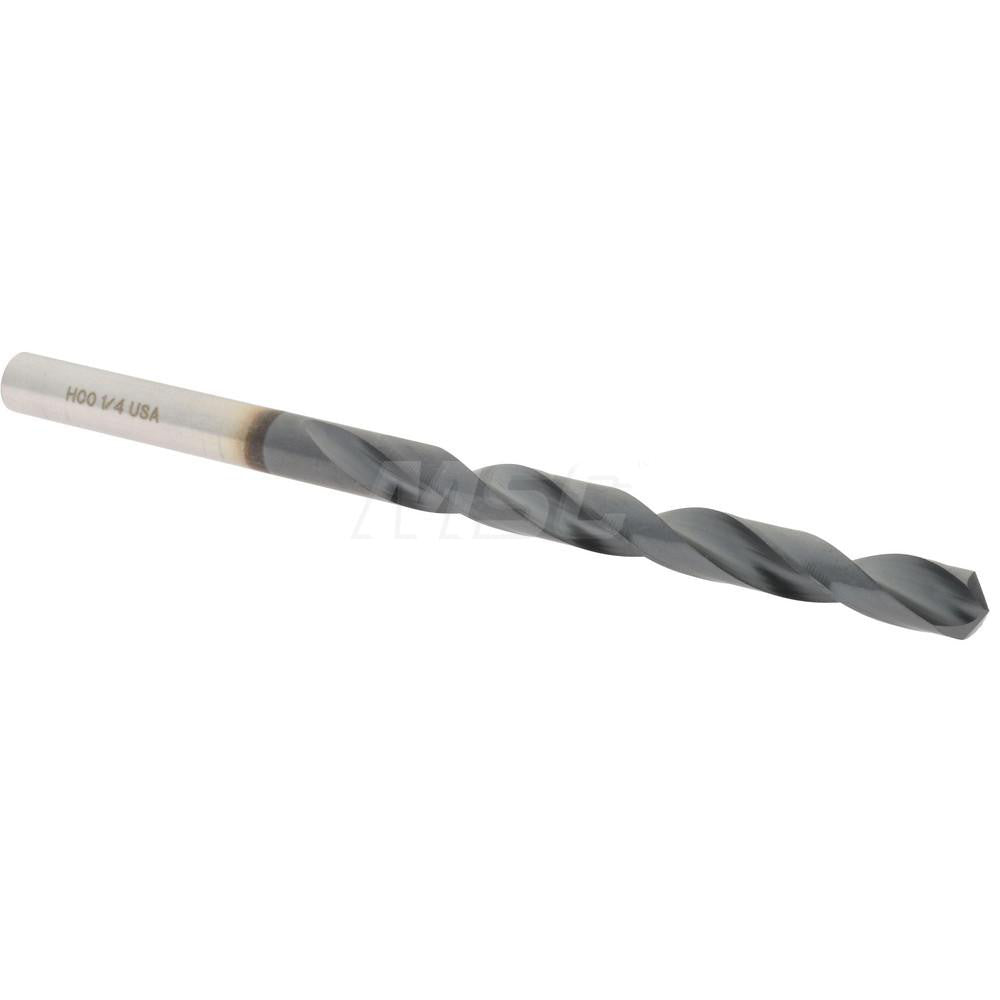 Hertel 4139671 Jobber Length Drill Bit 1/4" (0.2500) Dia, 135 deg, Cobalt