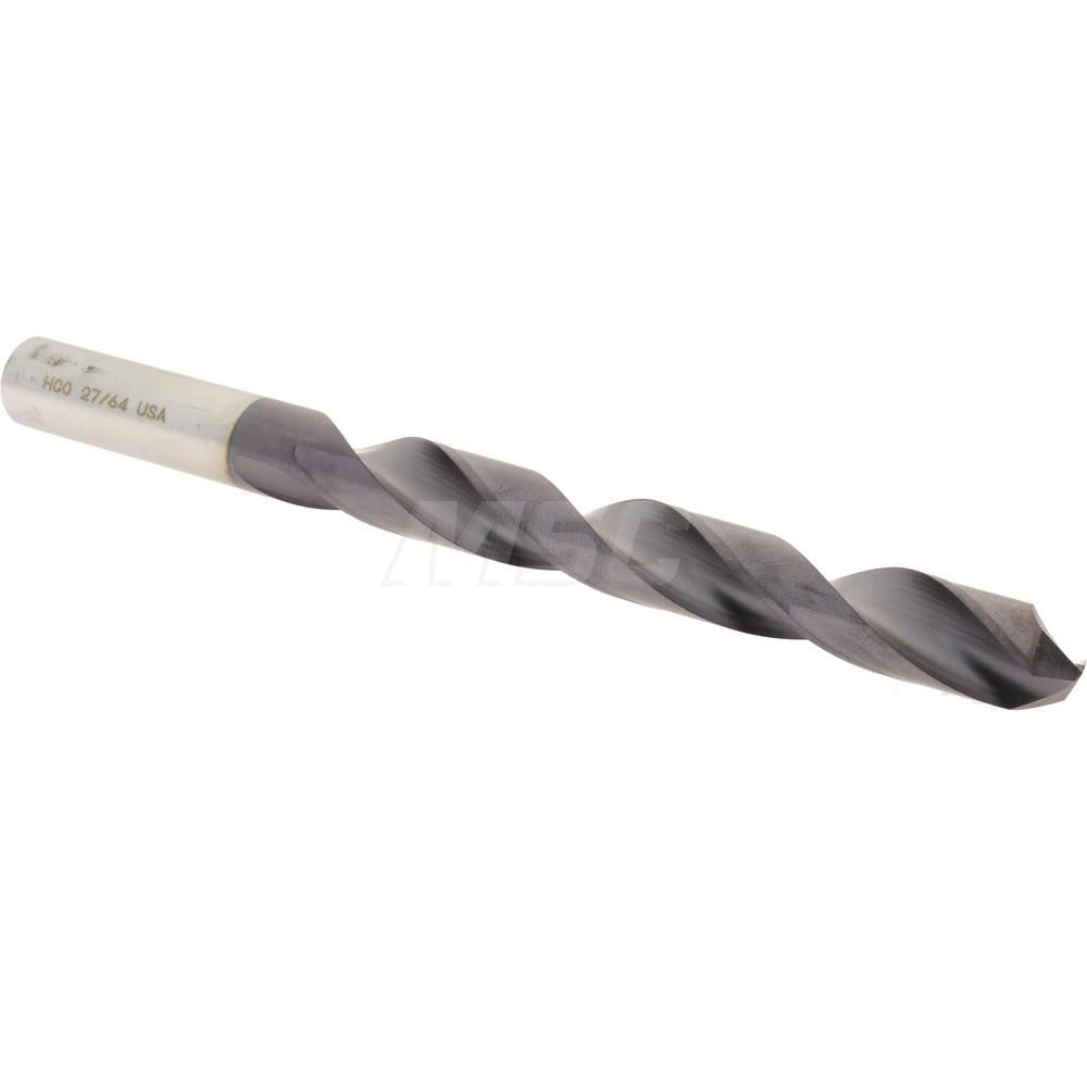 Hertel 4139788 Jobber Length Drill Bit 27/64" (0.4219) Dia, 135 deg, Cobalt