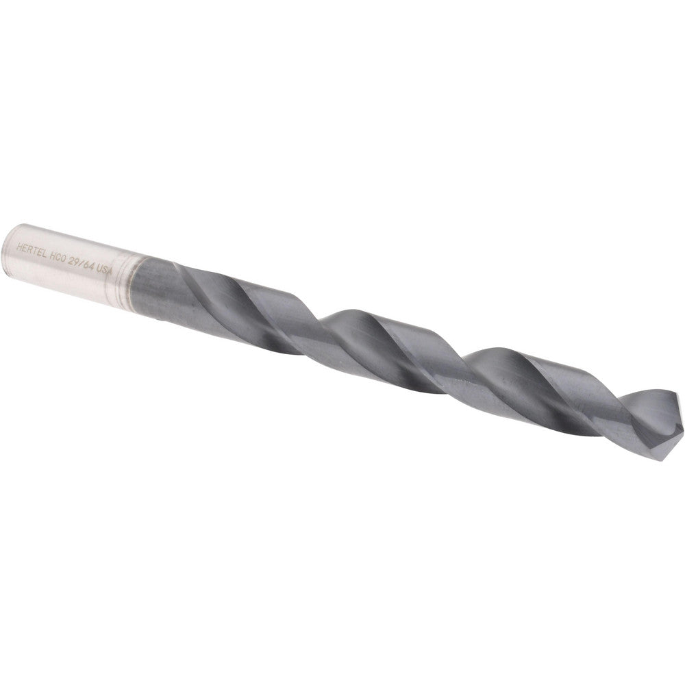Hertel 4139804 Jobber Length Drill Bit 29/64" (0.4531) Dia, 135 deg, Cobalt