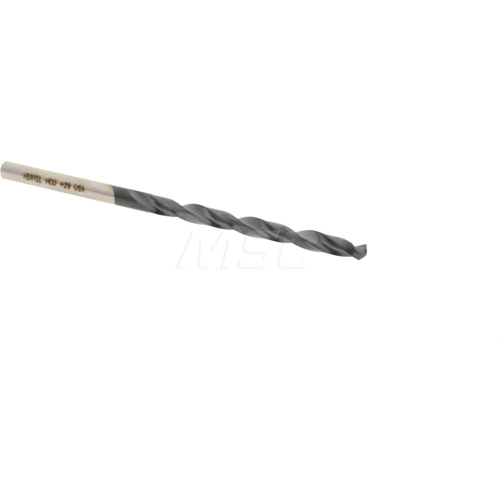 Hertel 4140216 Jobber Length Drill Bit #29 (0.1360) Dia, 135 deg, Cobalt