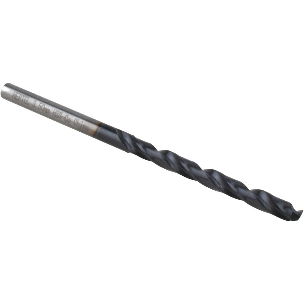 Hertel 4140620 Jobber Length Drill Bit 3.50 mm (0.1378) Dia, 135 deg, Cobalt