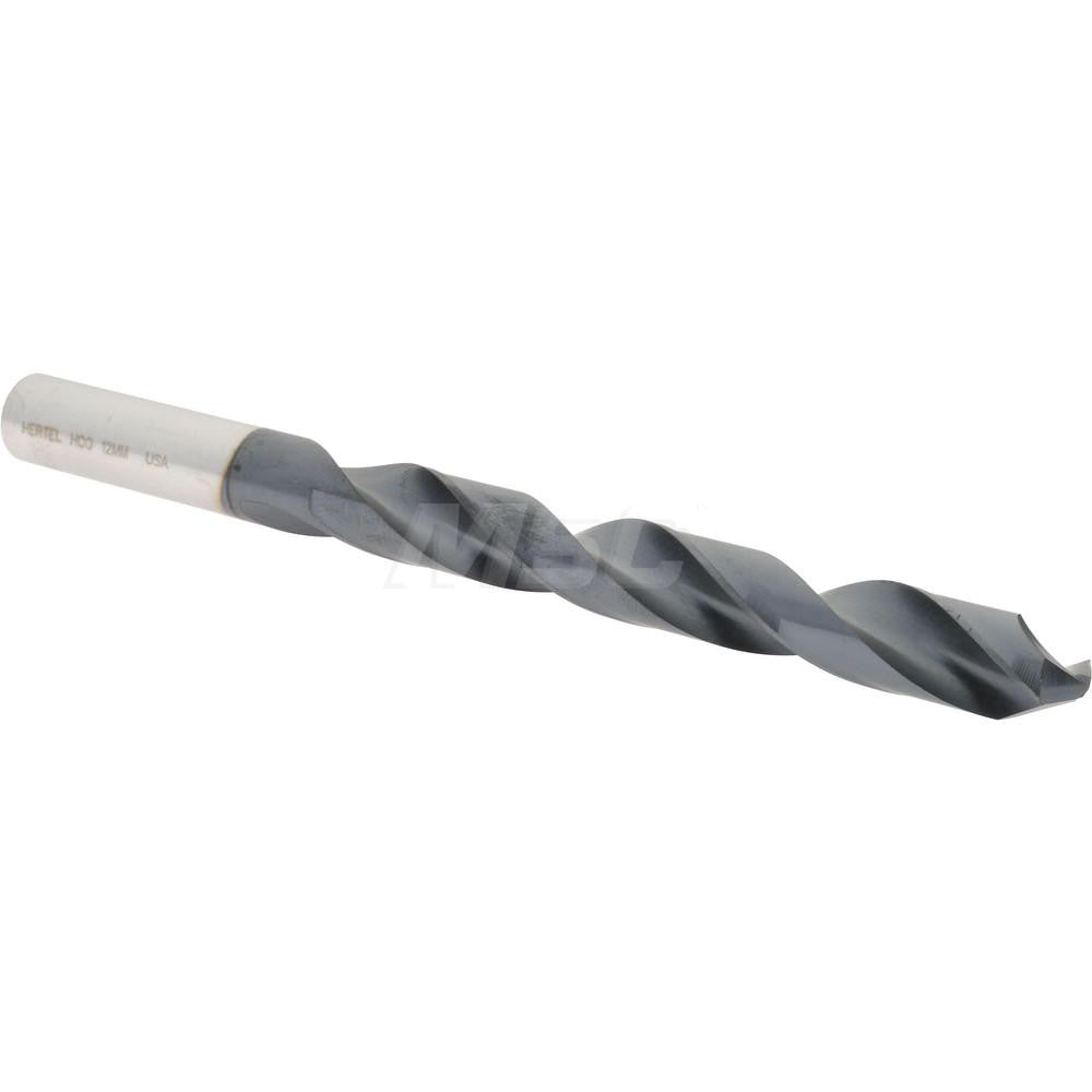 Hertel 4140513 Jobber Length Drill Bit 12.00 mm (0.4724) Dia, 135 deg, Cobalt