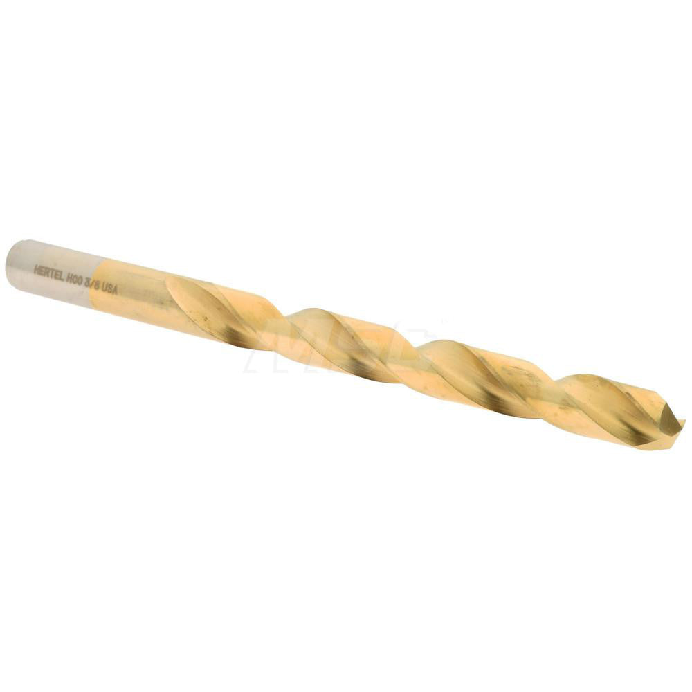 Hertel 04141156 Jobber Length Drill Bit 3/8" (0.3750) Dia, 135 deg, Cobalt