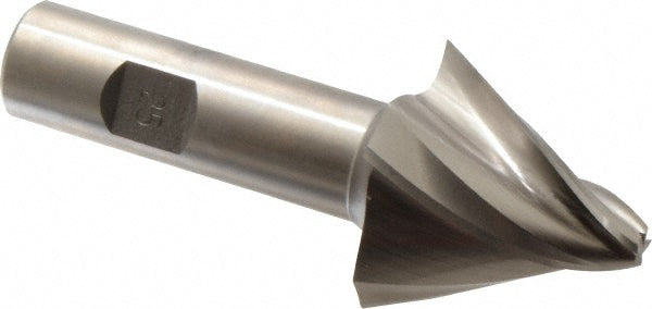 AWARD CUTTER CO., INC. X-406 Tapered End Mill 25 deg Angle per Side, 1/4" Small Dia, 1-1/2" LOC, 4 Flute, High Speed Steel, Square End