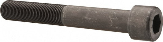 Value Collection 581704BR Hex Socket Cap Screw 1-12, 7" Length Under Head, Alloy Steel, Black Oxide Finish