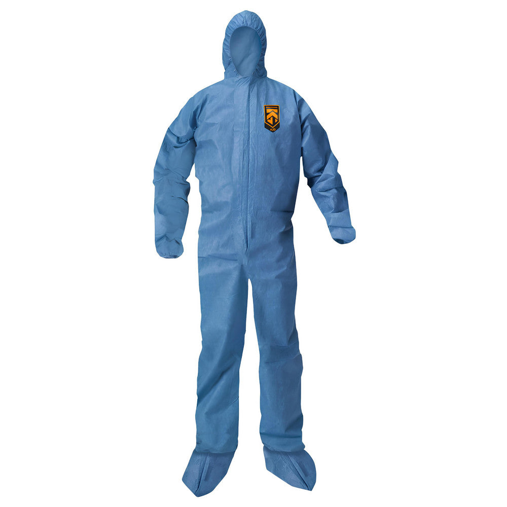 KleenGuard 58527 Disposable Coveralls Particle Protection Protection, Size 4X-Large, SMMMS, Zipper Closure
