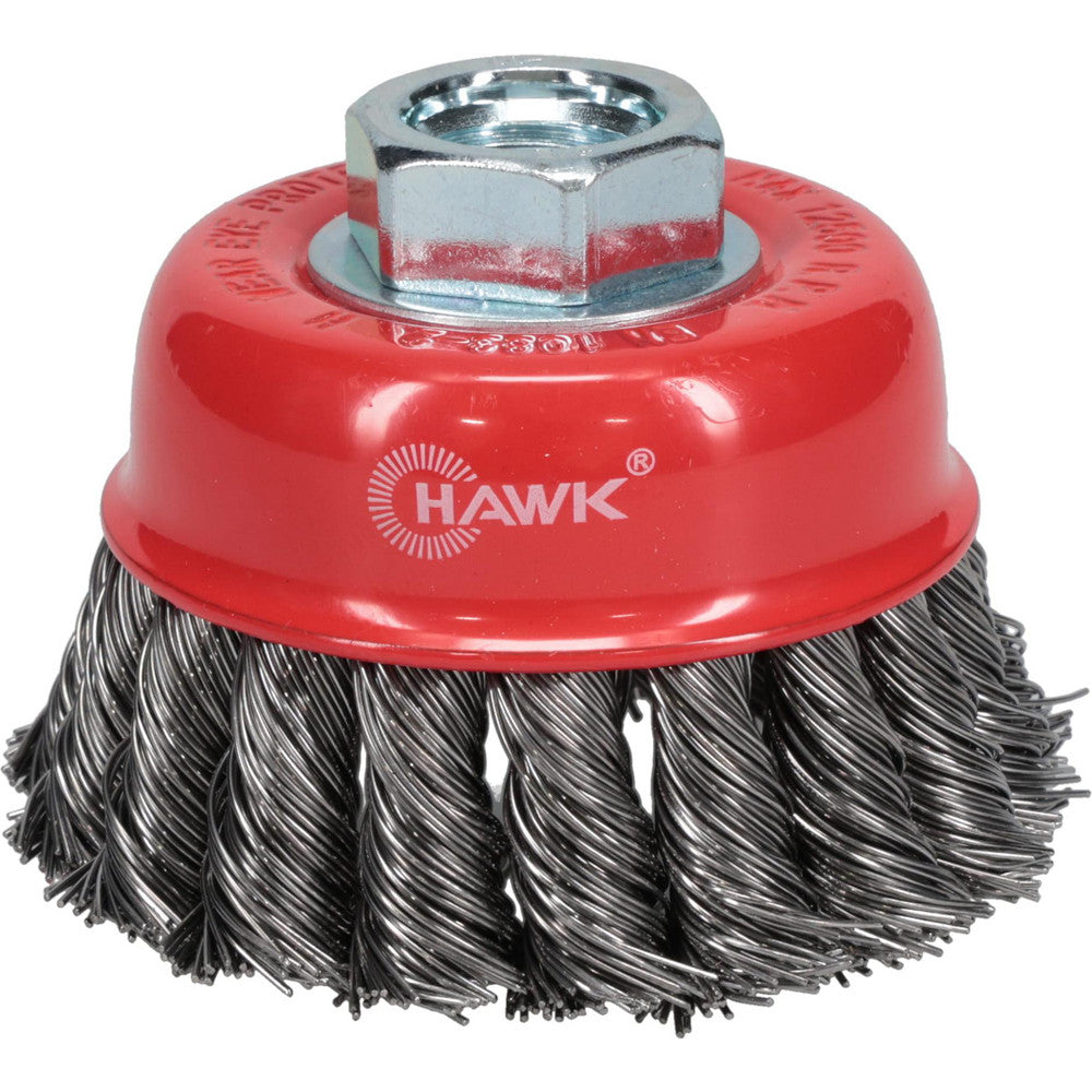 Value Collection S04185567 Cup Brush 2-5/8" Dia, 0.02" Wire Dia, Steel, Knotted
