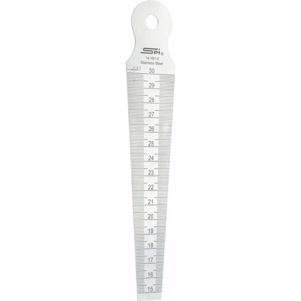 SPI 14-181-2 5/8 to 1-3/16 Inch Measurement, 1 Leaf Taper Gage