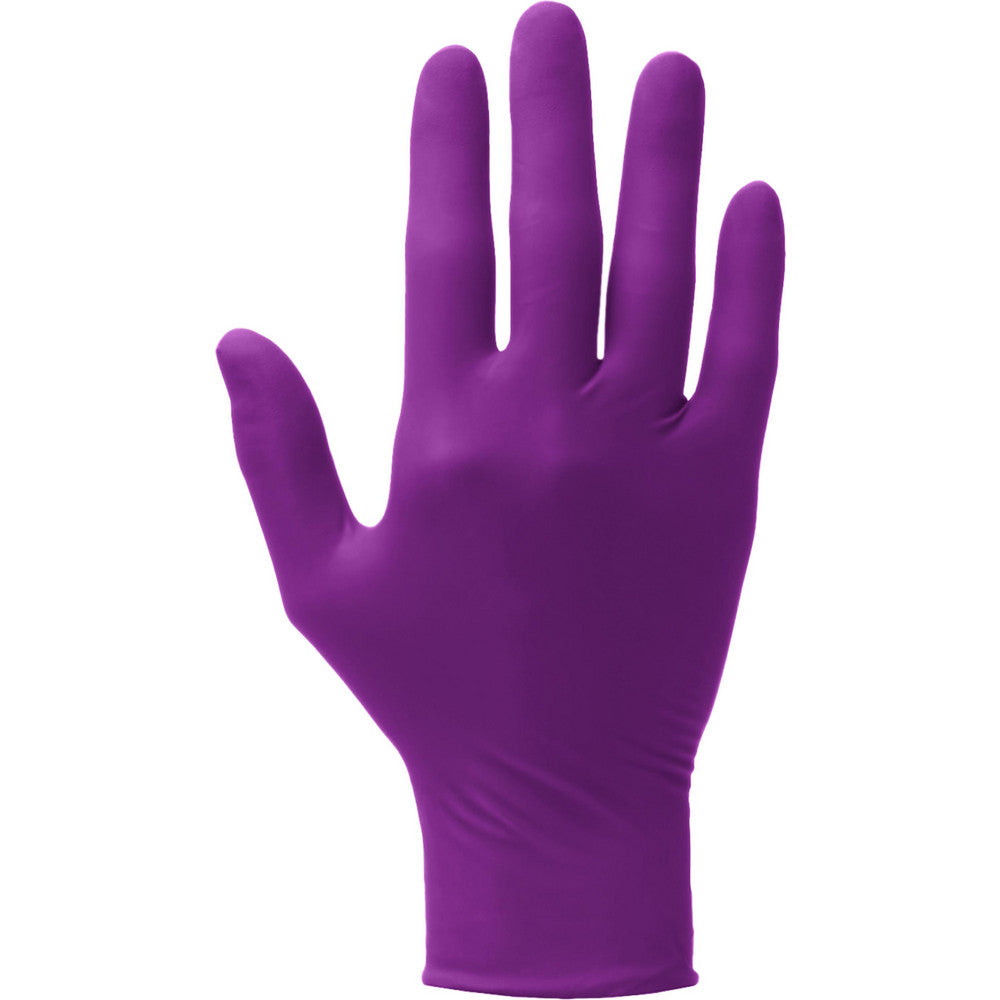 Kimtech 62771 Disposable/Single Use Gloves Primary Material Nitrile  Thickness (mil) 5.9  Grip Surface Grain (Fingertips)  Grade Food  Cuff Type Regular  Length (Inch) 9.5